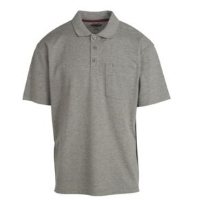 NWT Men's Gray Short Sleeve Polo Shirt